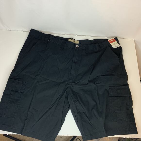 Wrangler Authentics Mens Classic Relaxed Fit Cargo Short Size 48 Black - Picture 9 of 11